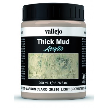 Diorama effects Thick Mud Textures - Light Brown Thick Mud  (200 ml.)