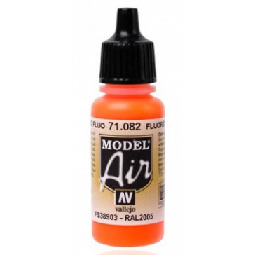 Acrylic paint Model Air (17ml)  - Fluorescent Red