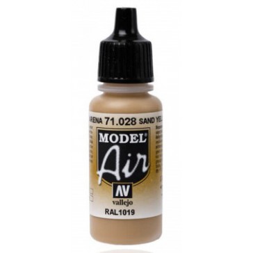 Peinture Acrylic Model Air (17ml) - Sand Yellow