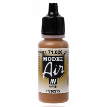 Acrylic paint Model Air (17ml)  - US Flat Brown