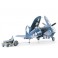 Corsair F4U-1D et tracteur pont