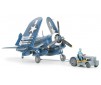 Corsair F4U-1D et tracteur pont