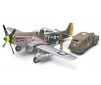 P-51D Mustang + Staff car