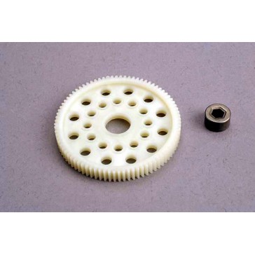 Spur gear (84-tooth) (48-pitch) w/bushing