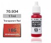 DISC.. Peinture Acrylique Model Color (17ml) - Transparent Red