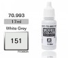 Acrylic paint Model Color (17ml) - Matt White Grey