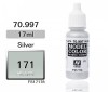 Acrylic paint Model Color (17ml) - Metallic Silver