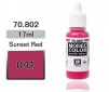 Acrylic paint Model Color (17ml) - Matt Sunset Red