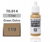 Acrylic paint Model Color (17ml) - Matt Green Ochre