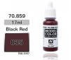 Acrylic paint Model Color (17ml) - Matt Black Red