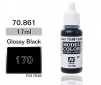 Acrylic paint Model Color (17ml) - Matt Gloss Black