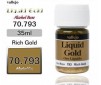 Acrylic Paint Model Color (35ml) - Rich Gold (Alcohol Based)