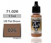 Acrylic paint Model Air (17ml)  - US Flat Brown