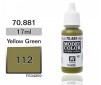 Peinture Acrylique Model Color (17ml) - Matt Yellow Green