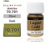 Acrylic Paint Model Color (35ml) - Gold (Alcohol Based)