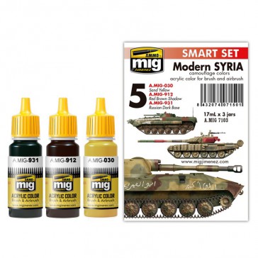 MODERN SYRIAN CAMOUFLAGE 3 JARS 17 ML