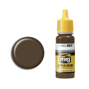 ACRYLIC COLOR RAL 7017 DARK BROWN JAR 17ML