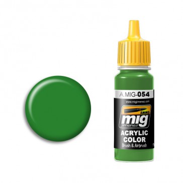 ACRYLIC COLOR SIGNAL GREEN JAR 17ML