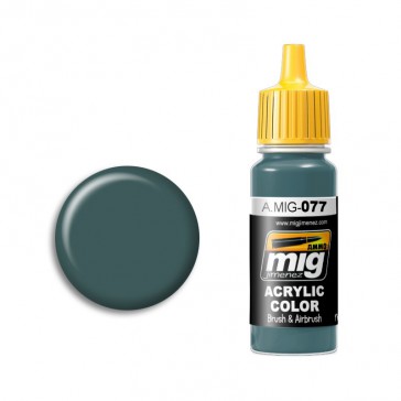 ACRYLIC COLOR DULL GREEN JAR 17ML