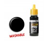 ACRYLIC COLOR WASHABLE BLACK JAR 17ML