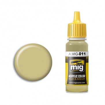 ACRYLIC COLOR RAL 7028 DARK YELLOW '44 DG I JAR 17ML