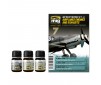 AIRPLANES ENGINES AND EXHAUSTS 3 JARS 35 ML