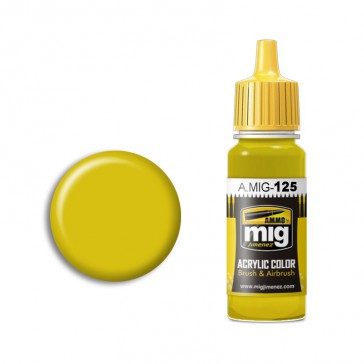 ACRYLIC COLOR GOLD YELLOW RLM 04 GELB JAR 17ML