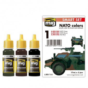 NATO COLORS 6 JARS 17 ML