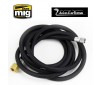6 FOOT BRAIDED AIR HOSE 1/8 INCH X 1/4""