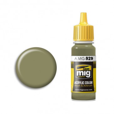 ACRYLIC COLOR OLIVE DRAB SHINE JAR 17ML