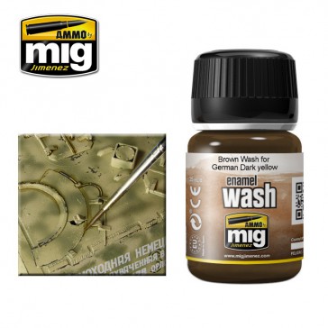 WASH BROWN GERMAN DARK YELLOW JAR 35 ML