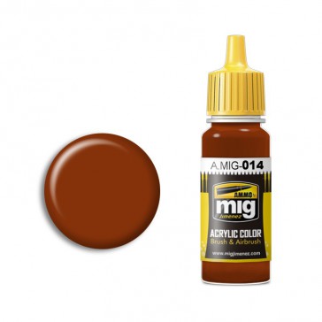 ACRYLIC COLOR RAL 8012 RED-BROWN JAR 17ML