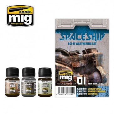 SPACESHIP SCI-FI WEATHERING SET 3 JARS 35 ML