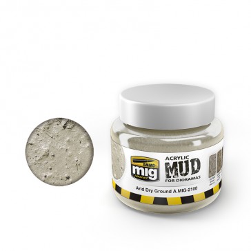 ACRYLIC MUD ARID DRY GROUND JAR 250 ML