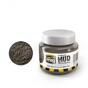 MIG Jimenez ACRYLIC MUD DARK MUD GROUND JAR 250 ML - MCM Group