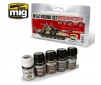 MODERN RUSSIAN VEHICLES WEATHERING SET 5 JARS 35 ML