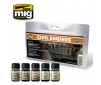 CIVIL ENGINES WEATHERING SET 5 JARS 35 ML