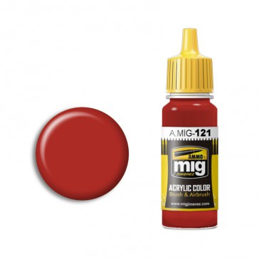 ACRYLIC COLOR BLOOD RED JAR 17ML