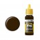 DISC.. ACRYLIC COLOR BURNT BROWN RED JAR 17ML