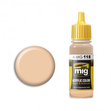 DISC.. ACRYLIC COLOR LIGHT SKIN TONE JAR 17ML MIG-F548