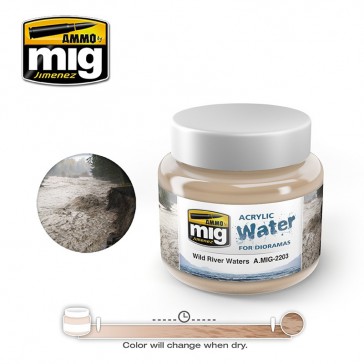 ACRYLIC WATER WILD RIVER WATERS JAR 250 ML