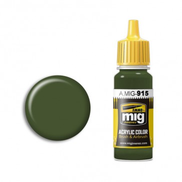 ACRYLIC COLOR DARK GREEN BS 241 JAR 17ML