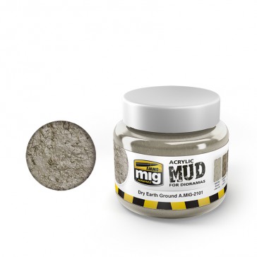 ACRYLIC MUD DRY EARTH GROUND JAR 250 ML