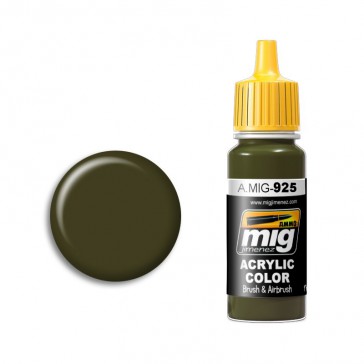 ACRYLIC COLOR OLIVE DRAB DARK RLM 81 JAR 17ML