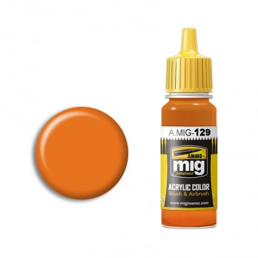 ACRYLIC COLOR ORANGE JAR 17ML