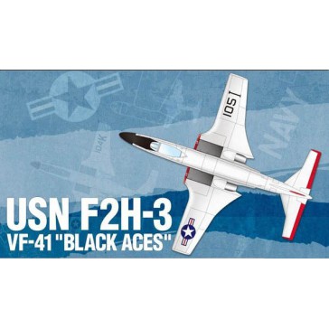 USN F2H-3 VF-41 Black Aces 1/72