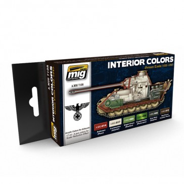 INTERIOR COLORS: GERMAN TANKS 6 JARS 17 ML