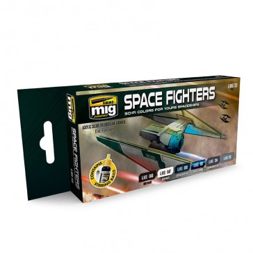 SPACE FIGHTERS SCI-FI COLORS 6 JARS 17 ML