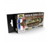 I WW & II WW FRENCH CAMOUFLAGE COLORS 6 JARS 17 ML