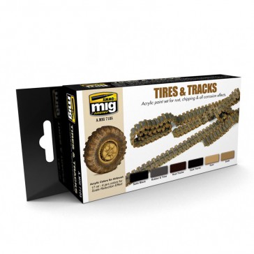 TIRES AND TRACKS 6 JARS 17 ML